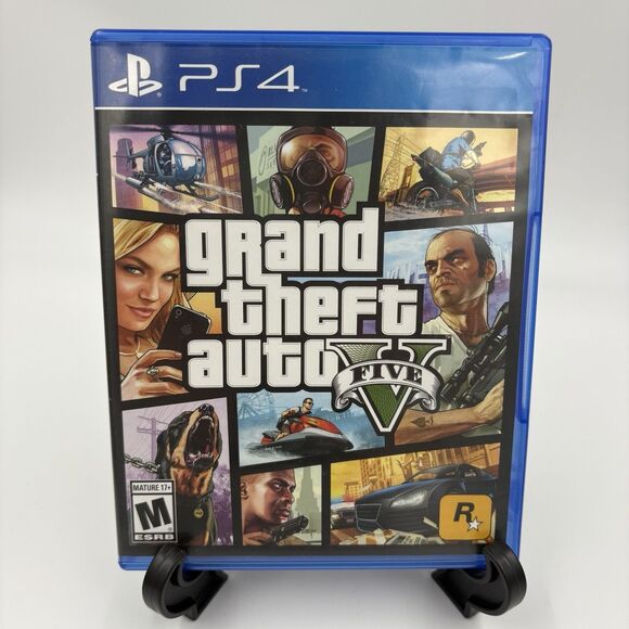 Grand Theft Auto V (Sony PlayStation 4, 2014) TESTED WORKING - Picture 1 of 4